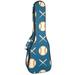 OWNTA Retro Baseball Pattern Blue Retro Pattern Waterproof Oxford Cloth Ukulele Bag - 25.9x9x3.1in/66x23x8cm Size - Durable & Stylish Ukulele Case