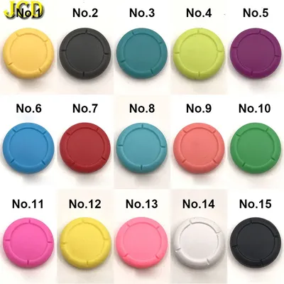 JCD 2 stücke Joy Con Silikon 3D Analog Joystick Kappe Daumen Grip Abdeckung Taste Modul Für Schalter Image