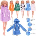 Barbies Puppe Kleidung Hoodie Pyjama Outfit Mode Hüte Top Kleidung für Barbie Puppe Kleidung Puppe