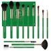 Makeup Brushes 12Pcs Makeup Kit Foundation Powder Brush Eyeshadow Brush Concealers Blush Face Make up Brushes Set with Premium Premium Gift Box(12Pcs Green)