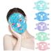 Chamoist 5PC Ice Pack Cold Face Masks Skincare Eye Masks Reduce Face Puff Dark Circles Reusable Cold Hot Gel Face Eye Mask Suitable for Women Facial SPA Ice Face Mask for Sleeping Headaches