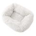 Wozhidaoke Fall Decor Seat Cushion Dog Bed Calming Dog Cat Bed Soft And Fluffy Cuddler Pet Cushion Self Decorative Pillows White Standard