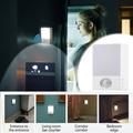 WSBDENLK Motion Sensing Night Rechargeable Night Light Light and Dark Sensing Wall Mounted Night Light for Children Bathroom and Bedroom Lighting Nightlights - Plug In Led Table Lamps for Bedroom