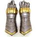 Medieval Gothic Knight Style Gauntlets Functional Hand Gloves Armour Costume