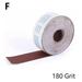 Sandpaper Roll Emery Cloth Sanding Abrasive Sheets 80 120 180 240 600 800Grit (180 Grit)