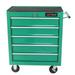 5-Drawer Rolling Tool Chest Metal Tool Storage Organizer Cart with Locking System and Wheels Multifunctional Mechanic Tool Cart for Garage Warehouse Workshop Repair Shop Green