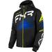 FXR Mens Boost FX 2-in-1 Snowmobile Jacket F.A.S.T. 3.0 HydrX Black Blue Hi-Vis - Medium 240026-1040-10