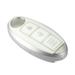 Unique Bargains 3 Button Key Fob Cover Case Remote Keyless Smart Key Fob for Nissan Serena X-Trail ElGrand TPU White