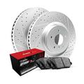 R1 Concepts Front Brakes and Rotors Kit |Front Brake Pads| Brake Rotors and Pads| Optimum OEp Brake Pads and Rotors WBUN1-46017