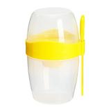 Portable Breakfast Oatmeal Cereal Nut Yogurt Salad Cup with Fork Spoon Double Layer Large Capacity Soy Milk Cup Household Supplies