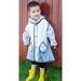 Kids Raincoat EVA Rain Poncho Portable Hooded Poncho Jacket Rain Coat for Boys Girls Children