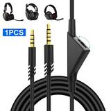 6.5ft/1Pcs A40 Cord Replacement for Astro A10 A30 A40 Headsets Cord Lead Compatible with Play Station 4 PS4 Xbox One Headphone Audio Extension Cable Black