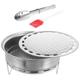 Outdoor Barbecue Grill Stainless Steel Bbq Charcoal Portable Camping Stove Accessory Make Tea