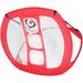 Golf Practice Net Indoor Chipping Square Folding Ball Supplies (red) Accessories