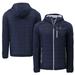 Men's Cutter & Buck Navy Cleveland Indians Cooperstown Collection Rainier Primaloft Eco Full-Zip Raglan Hybrid Jacket