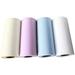 Wozhidaoke Thermal Printer Label Sticker for Portable Bluetooth Printer 4PC 4Pcs Multicolor Standard