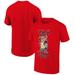 Men's Ripple Junction Red Bob's Burgers Bells Holiday Graphic T-Shirt