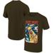 Men's Ripple Junction Steven Rhodes Olive Silent Night Holiday Graphic T-Shirt