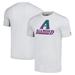 Men's Homage Gray Arizona Diamondbacks Hand-Drawn Logo Tri-Blend T-Shirt