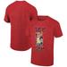 Men's Ripple Junction Heather Red Bob's Burgers Bells Holiday Graphic T-Shirt