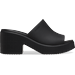 Crocs Black / Black Brooklyn Slide Heel Shoes