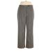 JM Collection Dress Pants - High Rise: Gray Bottoms - Women's Size 16