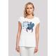T-Shirt F4NT4STIC "Disney Lilo & Stitch On The Head" Gr. XXL, weiß Damen Shirts Jersey