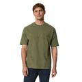 T-Shirt MARC O'POLO "aus schwerer Bio-Baumwoll-Qualität" Gr. L, grün Herren Shirts T-Shirts
