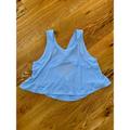 Free People Tops | Free People Fp Movement Tank Top Light Blue Size Xs Pullover Criss Cross Back | Color: Blue | Size: Xs