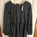 American Eagle Outfitters Dresses | American Eagle Nwt Sz Xl Plaid Long Sleeve Dress | Color: Green | Size: Xl