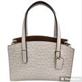 Coach Bags | Nwt Coach Charlie Carryall 28" White Signature | Color: White | Size: Os