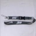Nike Accessories | New Nike Gray And White Lanyard Id Badge Keychain | Color: Gray/White | Size: Various