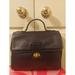 Gucci Bags | Gucci Vintage Medium Black Satchel Leather Handbag. Italy. Cond. Is Very Good. | Color: Black/Gold | Size: Os