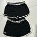 Under Armour Bottoms | 2 Pairs Of Under Armour Black Athletic Shorts, Size Youth Xl | Color: Black/White | Size: Youth Xl