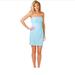 Lilly Pulitzer Dresses | Lilly Pulitzer Bermuda Blue Bibi Linen Blend Strapless Corset Dress | Color: Blue | Size: 6