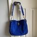 J. Crew Bags | J.Crew Blue Suede Shoulder Bag (2012) | Color: Blue | Size: Os