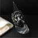 Gucci Accessories | Gucci Crystal Lion Head Silver 925 Ring - Size 61 | Color: Black/Silver | Size: Os