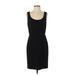 Ann Taylor Casual Dress - Sheath: Black Solid Dresses - Women's Size 2