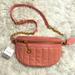 Coach Bags | Coach- Quilted Chain Belt Bag Candy Pink Nwt | Color: Pink | Size: Os