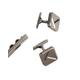 Ted Baker Klassik Black-Gunmetal Metal Cufflink And Tie Pin Set