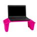 Mind Reader Kids, Freestanding Portable Table w/ Side Pockets 23" Lap Desk Plastic/Acrylic in Pink | Wayfair KIDLAP-PNK