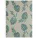 Gray/Green 122 x 94 x 0.4 in Indoor/Outdoor Area Rug - Tommy Bahama Palm Coastal Indoor/Outdoor Area Rug, Beige/Green | Wayfair 01XXF167DGZBTLD8CW5