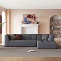 Gray Reclining Sectional - Latitude Run® 110.2*72.8" Modular Modular Combination Living Room Sofa Set, Modern Minimalist Sofa, Living Room Upholstered Sofa Bed, Bedroom | Wayfair