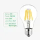 Ampoules LED A60 4W 6W blanc froid blanc chaud 220V base de lampe à filament forte embauche