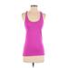 Nike Active Tank Top: Purple Solid Activewear - Women's Size X-Small