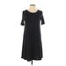 Gap Casual Dress - A-Line: Black Solid Dresses - Women's Size X-Small