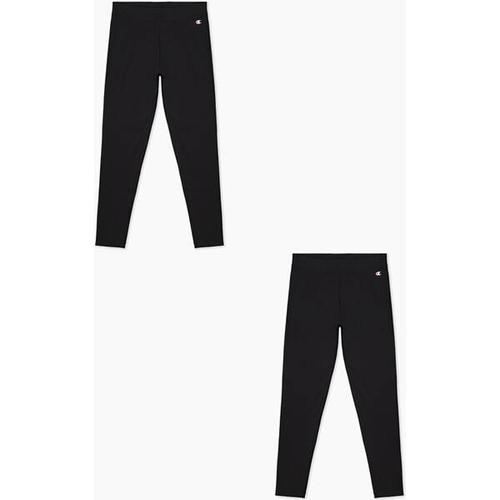 CHAMPION Damen Hose 2Pack Leggings, Größe L in Schwarz