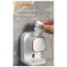 Trjgtas Electric Toothpaste Dispenser Sensor Automatic Toothpaste Squeezer Wall-Mounted Bathroom Toothpaste Pump White