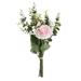 Duixinghas Farmhouse Decor Flowers Realistic Silk Artificial Roses Eucalyptus Flowers for Home Decor Farmhouse Room Office Desk Bookshelf Coffee Table