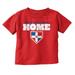 Dominican Republic Home Plate Base Toddler Boy Girl T Shirt Infant Toddler Brisco Brands 12M